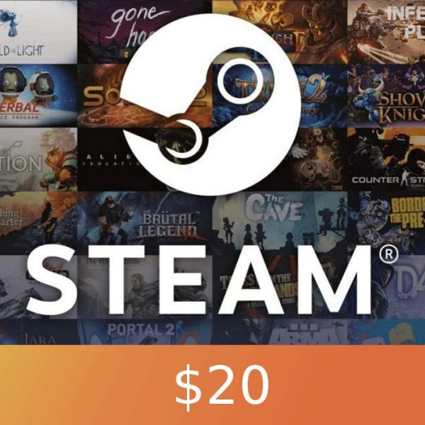 Steam Gift Card $20 US Activation Code