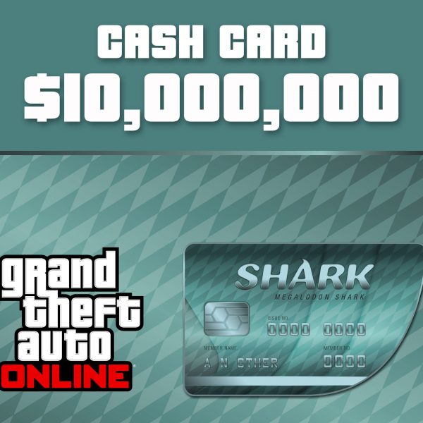 Grand Theft Auto Online - $10,000,000 Megalodon Shark Cash Card XBOX One CD Key