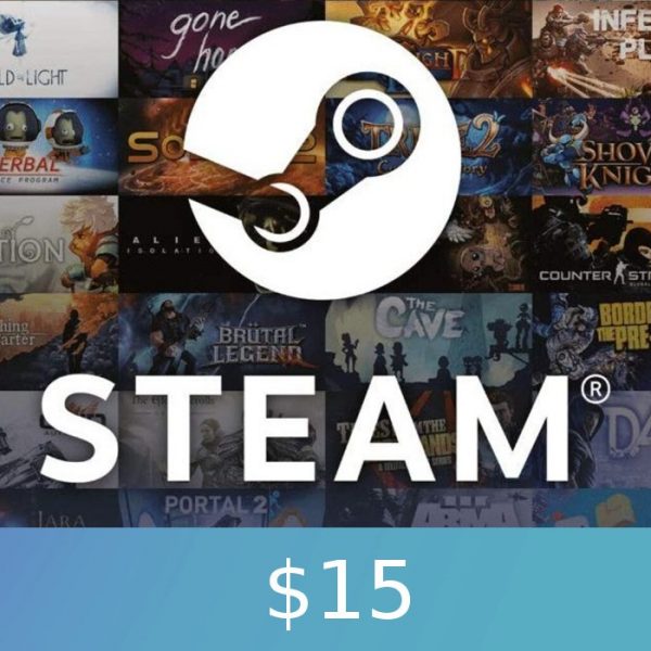 Steam Gift Card $15 Global Activation Code