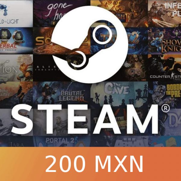 Steam Gift Card 200 MXN Global Activation Code