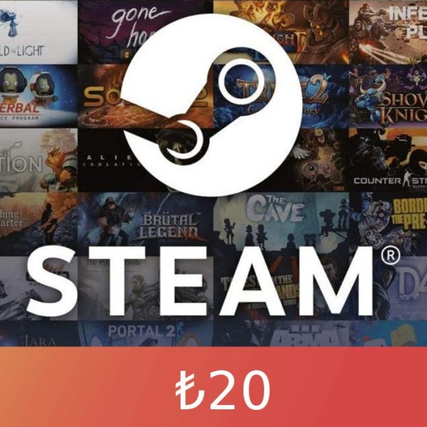 Steam Wallet Card ₺20 TR Activation Code