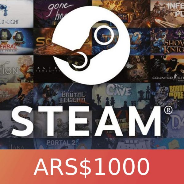 Steam Gift Card 1000 ARS AR Activation Code