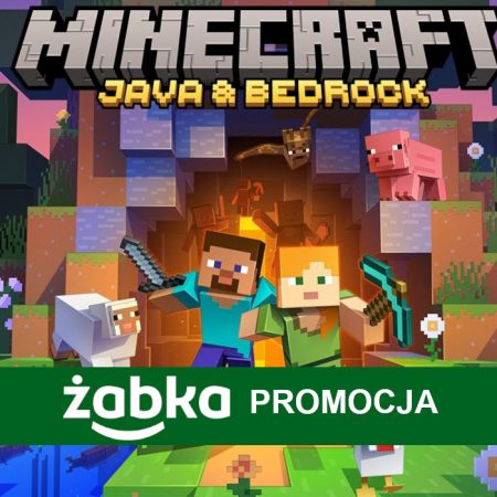 Minecraft Java and Bedrock edition promotion at Żabka