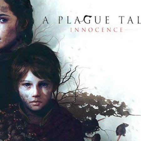 A Plague Tale: Innocence game cover with characters.