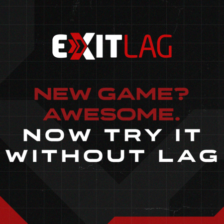 Play games without lag using ExitLag.