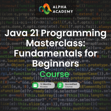 Java 21 programming masterclass for beginners course.