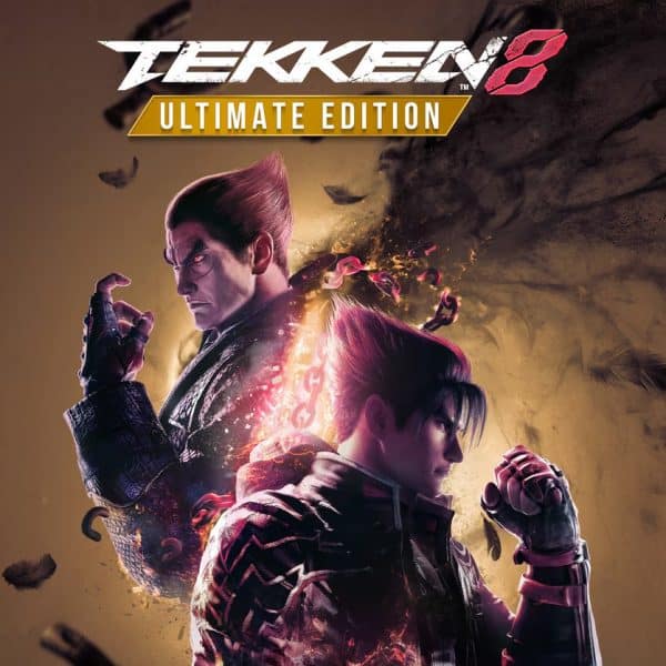 Tekken 8 Ultimate Edition cover with fighters